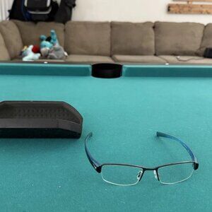 NIKE BLUE & BLACK AUTHENTIC EYEGLASSES 8081 030